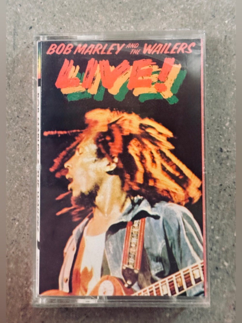 RARE / FACTORY SEALED - 1975 “Live!” Bob Marley and The Wailers Cassette Tape